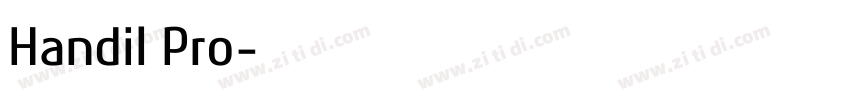 Handil Pro字体转换